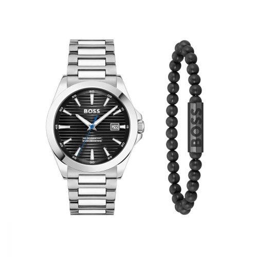 Hugo Boss férfi karóra és karkötő szett 1570180SET