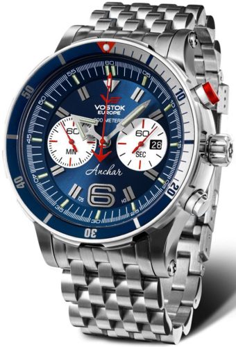 Vostok Europe Anchar Submarine Chronograph férfi karóra 510A583-B-SET