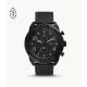 Fossil Bronson Chronograph Black Eco Leather férfi karóra FS5874