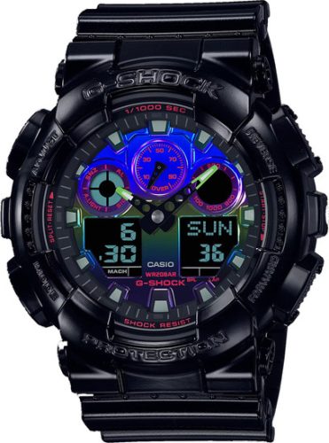 Casio G-shock Virtual Rainbow férfi karóra GA-100RGB-1AER