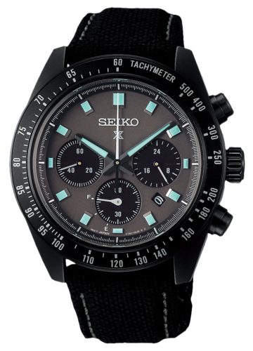 Seiko Prospex Black Series Night Vision Solar Speedtimer Chronograph férfi karóra SSC923P1